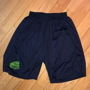 Team issued athletic shorts
